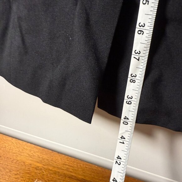 Black Label by Evan Picone Sheeth Dress & Jacket Black Leopard Print Size 14 - Picture 14 of 14